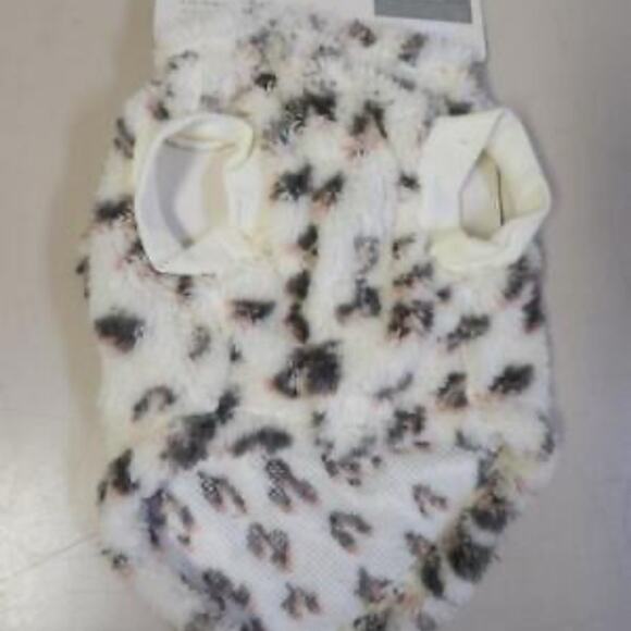 Pet Grayson Pup Sherpa animal print Cat/Dog sweater hoodie NWT - Picture 3 of 3